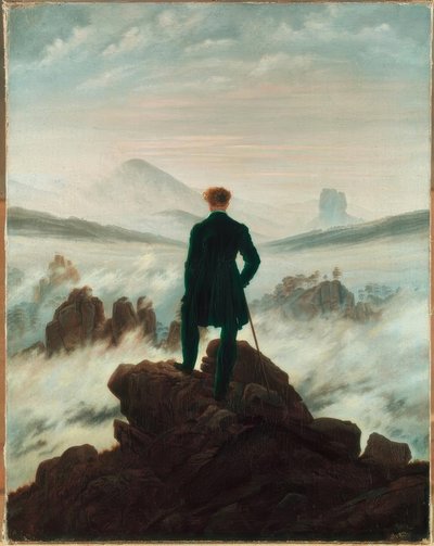 The Wanderer above the Sea of Fog by Caspar David Friedrich